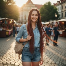 Subutu Afrika Örgüsü ve Rasta Için Sen / Koyu Kahve