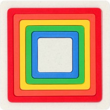 Lina Hobby Renkli Geometrik Şekiller - Montessori Eğitici Zeka Oyunu Seti