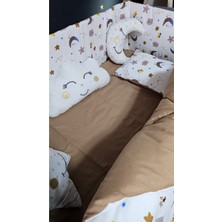 Özgürce Yumuşak Kenar Koruma Minderli Bebek Uyku Seti, Rahat ve Güvenli Uyku