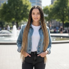 Subutu Afrika Örgüsü ve Rasta Için Sen Ombreli / Siyah / Balköpüğü