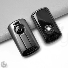 Alazpay Yamaha Xmax 250 300 400 Tech Max 250 400 Titan Gri Tpu Anahtar Kılıfı (1 Adet)