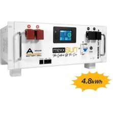 Mexxsun 48 V Volt 100 A Amper Lityum Lifepo4 Batarya 4.8 Kwh