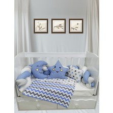 Özgürce Renkli Örgü Beşik Içi Seti, Yumuşak ve Rahat Uyku Ortamı Sağlar