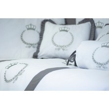 Özgürce Su Yeşili Bebek Uyku Seti, Yumuşak ve Rahat Nevresim Takımı, 70X110