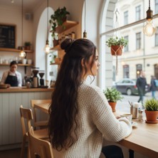 Subutu Fiber Sen Kabarık Dalgalı 8 Parça Çıt Çıt / Koyu Kahve