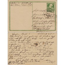 Banknoting Avusturya'dan Ukrayna'ya Postadan Geçmiş Kartpostal 1911.