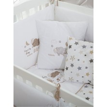 Özgürce Yumuşak Pamuklu Bebek Uyku Seti, Nakışlı, Rahat ve Konforlu 60X120 cm