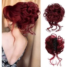 Subutu Tokalı Kuyruklu Dağınık Topuz / Kızıl