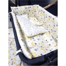 Özgürce 45X85 Bebek Uyku Seti, Portatif Anne Yanı Sallanır Beşik Için