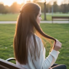 Subutu Fiber Sen Düz 8 Parça Çıt Çıt / Açık Kahve