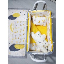 Özgürce 45X85 Uyku Seti, Anne Yanı Sepet ve Alt Açma Minderi Hediye