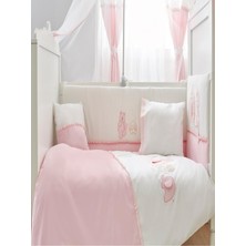 Özgürce Yumuşak ve Rahat Bebek Uyku Seti 8 Parça, 70X130 Cm, Pembe