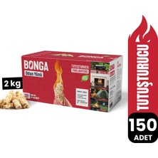 Bonga Odun Yünü Tutuşturucu (150 Adet) - 2 kg