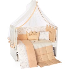 Özgürce 60X120 Bebek Uyku Seti, Pamuklu Yastık ve Yorgan, Tül, Yeni Doğan Uyumlu