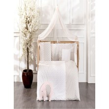 Özgürce Konforlu Bebek Uyku Seti 65X125 cm Pudra Renk