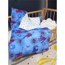 Özgürce Yumuşak Erkek Bebek Uyku Seti 95X135, Içinde Yastık, Çarşaf ve Hediye Bulut Yastık