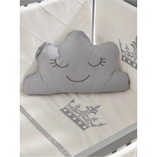 Özgürce Yumuşak ve Rahat Pamuklu Bebek Uyku Seti, Nakış Detaylı 60X120 cm