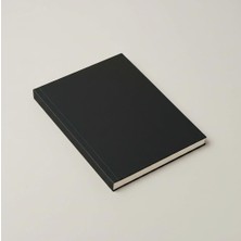 Hepta Collection Amerikan Ciltli, A5 Kareli Not Defteri, 64 Yaprak, 90 Gr. Ivory Kağıt, Ofis Için Ideal (Siyah Kapak)