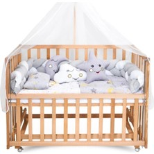 Özgürce Renkli Örgü Uyku Seti, Oyun Parkı Korumalıklı Nevresim Takımı