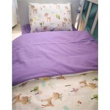 Özgürce Yumuşak ve Nefes Alan 120X200 Çocuk Yatak Seti, Mor Renk