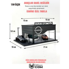 3dpazarıcom 1/64 Ölçekli Nissan Diorama Tasarımlı Araç Sergileme Garajı 3D Baskı