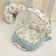 Özgürce Yumuşak ve Rahat 100% Pamuklu Bebek Nest Seti, Konfor Dolu Uyku Alanı