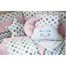 Özgürce Sevimli Bebek Uyku Seti, Pembe, 60X120, Konforlu ve Şık Tasarım