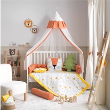 Özgürce Renkli Örgü Beşik Uyku Seti, Rahat ve Şık Bebek Uyku Seti