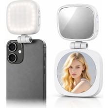Beemen Manyetik LED Telefon Işığı Şarjlı Selfie & Video Çekim Dolgu Işığı 3 Renk Modlu