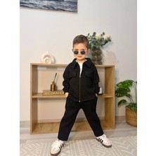 Narin Kids Bayramlık Gabardin 3'lü Erkek Çocuk Tarz Alt Üst Takım