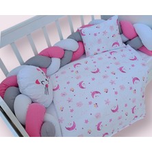 Özgürce Örgülü Bebek Uyku Seti 60X120, Yumuşak ve Şık Tasarım