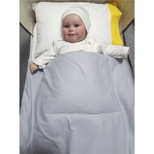 Özgürce Yumuşak Pamuklu 5 Parça Uyku Seti, Portatif ve Sepet Beşik Uyumlu