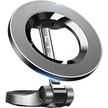 Lisen Ultra Güçlü Manyetik Araç Tutucu- 360° Döner & Kalıcı Sabitleme & 24’lü Güçlü Mıknatıs Siyah