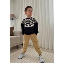 Narin Kids Bayramlık Kot Pantolonlu Erkek Çocuk Tarz Alt Üst Takımla