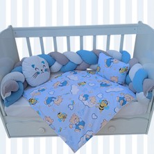 Özgürce Yumuşak Örgülü Bebek Uyku Seti 60X120, Rahat ve Şık Tasarım