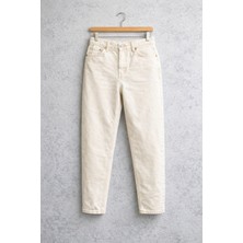 Gambocci Erkek Normal Bel Bilek Boy Kısa Paça Boyfriend Jeans Kot Pantolon