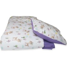 Özgürce Renkli ve Yumuşak 100% Pamuklu Çocuk Yastık ve Çarşaf Seti, 100X200 Ölçü