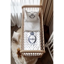 Özgürce Yıldızlar ve Kral Taci Temalı Bebek Uyku Seti, Rüya Gibi Tatlı Uyku Için