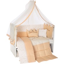 Özgürce 60X120 Bebek Uyku Seti, Pamuklu Yastık ve Yorgan ile Tül Takım