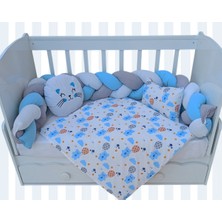 Özgürce Rahat ve Şık Örgülü Bebek Uyku Seti 60X120, Yumuşak ve Konforlu Tasarım