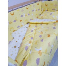 Özgürce Rüya Gibi Bebek Uyku Seti, Ay, Bulut ve Yıldız Deseni