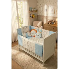 Özgürce Bebek Uyku Seti Nevresim Takımı 80X140 Mavi, Yumuşak ve Rahat Uyku