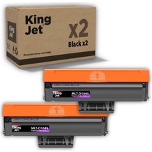 Kingjet Samsung Uyumlu MLT-D104S Standart Kapasiteli (2'li Paket) Çipli Muadil Toner | SCX-3200
