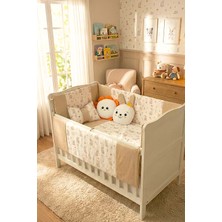 Özgürce Bebek Uyku Seti Nevresim Takımı 80X140 Bunny Kahverengi, Yumuşak ve Rahat Uyku