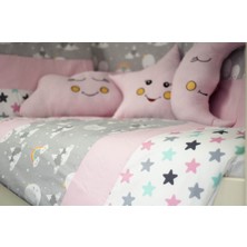Özgürce Rüya Gibi Bebek Uyku Seti, Pembe, 80X140, Yumuşak ve Rahat Yatak Takımı