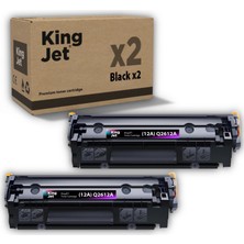 Kingjet Hp Uyumlu (12A) Q2612A Standart Kapasiteli (2'li Paket) Muadil Toneri | Laserjet 1015