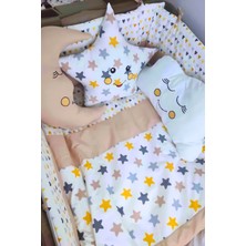 Özgürce Bebek Uyku Seti Nevresim Takımı 70X130 Damla Kahverengi, Yumuşak ve Rahat