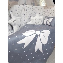 Özgürce Bebek Uyku Seti 60X120, Beşik Kenar Korumalı, Yorgan ve Yastık Dijital Baskı