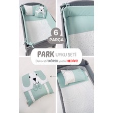 Özgürce Konforlu 6 Parça Pamuklu Uyku Seti, Yumuşak ve Şık Tasarım