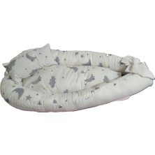 Özgürce Bebek Yanı Yatağı 0-3 Ay, 80X60 Cm, Yastıklı Konforlu Tasarım